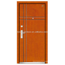 China steel door low prices wood door steel